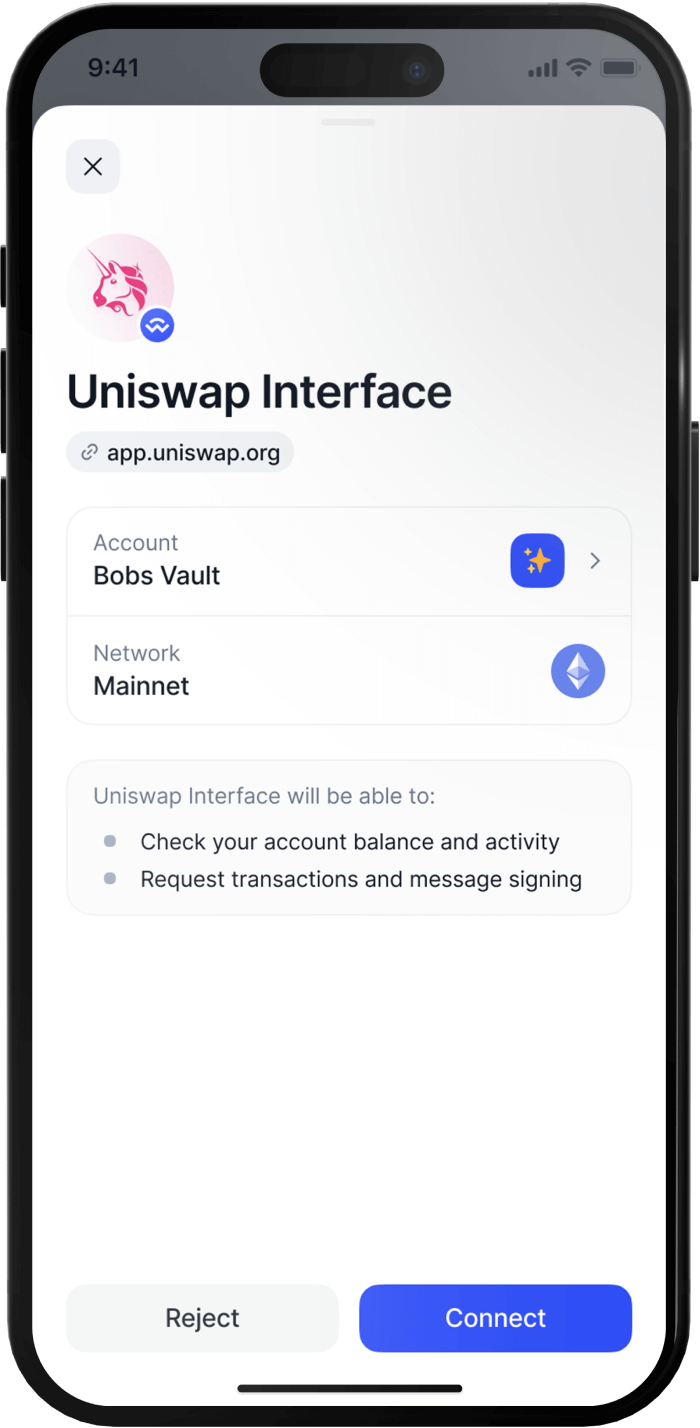 Dapp interactions